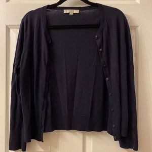XL Navy Loft Cardigan